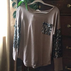 Entro sequin top SZ M